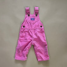Vintage pink corduroy overalls 12M