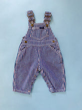 Vintage Guess Striped Overalls 6M